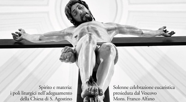 Chiesa Sant'Agostino:riapre a metà marzo a Gragnano: l'annuncio on line
