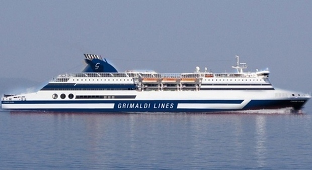 Il traghetto Olbia Cruise di Grimaldi Lines