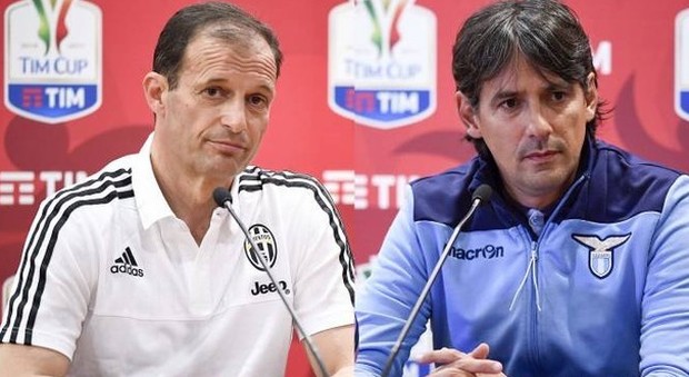 Allegri e Inzaghi, la Supercoppia. Juve-Lazio sfida tra tecnici agli antipodi