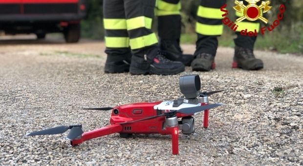 Il drone dei vigili del fuoco