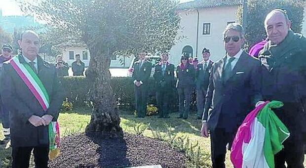 Frosinone, un ulivo e una targa in ricordo del commissario martire Palatucci