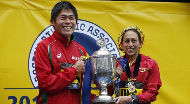 Maratona di Boston: zampata di Kawauchi, tra le donne vola l'olimpionica Linden