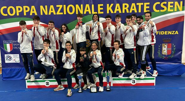 Il Cus Perugia Karate brilla alla Coppa Nazionale Csen 2024