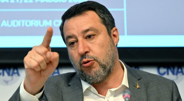 il vicepremier e leader della Lega Matteo Salvini 