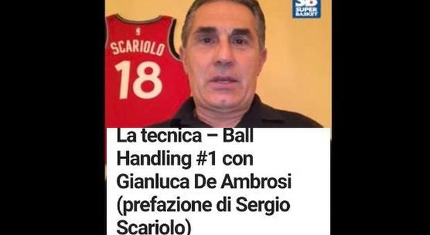 Rieti, De Ambrosi e la sinergia con "Superbasket Official Page", lezioni introdotte da Scariolo