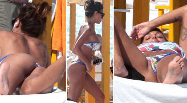 Cristina Buccino, sexy naufraga Mini bikini hot a Forte dei Marmi