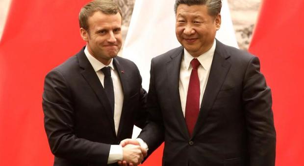 Aeronautica e nucleare, le intese tra Xi e Macron