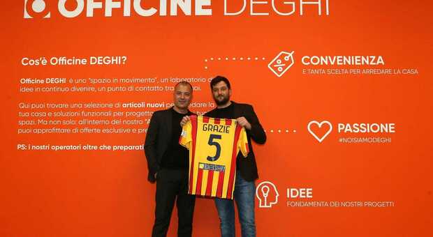 Lecce, siglato un accordo di sponsorizzazione con Deghi per 5 anni