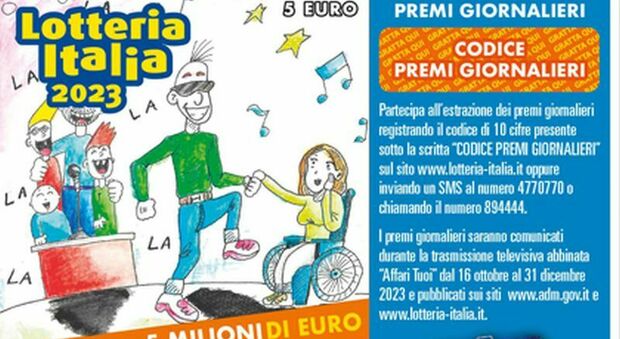 Lotteria Italia, venduti quasi 7 milioni di biglietti. In palio 5 milioni: questa sera l'estrazione