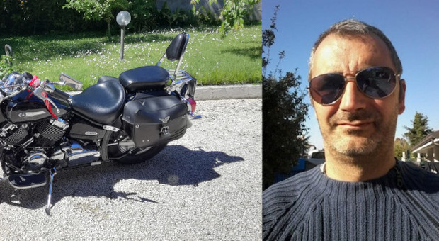 Gianfranco Scalambrin e la sua moto