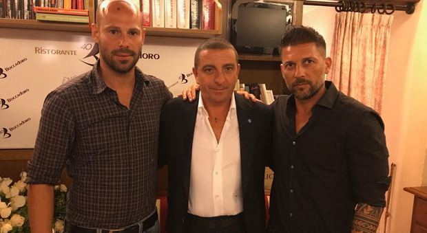 Luca Tiozzo, Mauro Canil e l'ex bomber Andrea Maniero