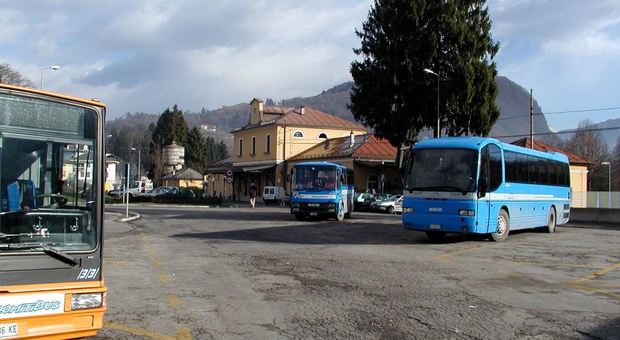La stazione autobus di Feltre