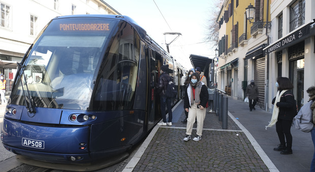 Tram Sir, unica line attiva a Padova