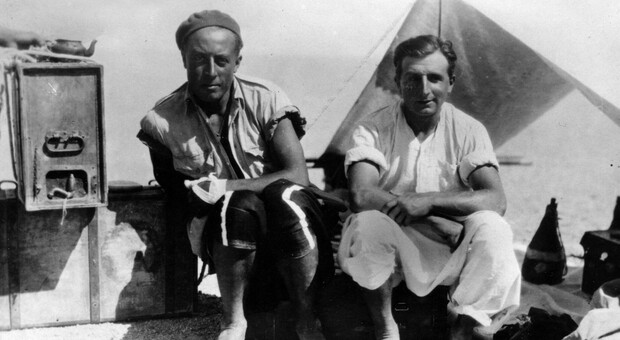 Vittorio Ponti e Ardito Desio, Libia 1931, Archivio Desio
