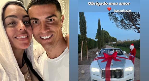 Cristiano Ronaldo, il regalo di Natale di Gerorgina: una Rolls Royce da 280mila euro