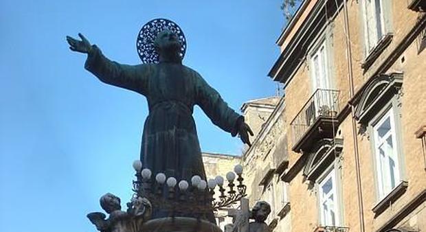 Napoli, si restaura la statua di San Gaetano: lavori per 60 giorni