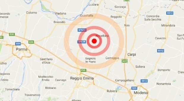 Terremoto, tre scosse in Emilia Romagna. Avvertite a Reggio Emilia, Bologna, Parma e Modena. Magnituto 4.0