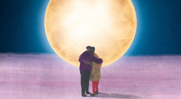 Un particolare dell'opera "Abbracci" di Enrico Pantani