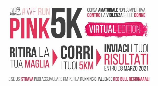 Tutto pronto per la prima “virtual edition” della corsa amatoriale non competitiva di 5 km #WeRunPink