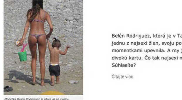 Belen, le foto del bikini hot anche sui giornali esteri: "Cosa dice? Speriamo bene!"