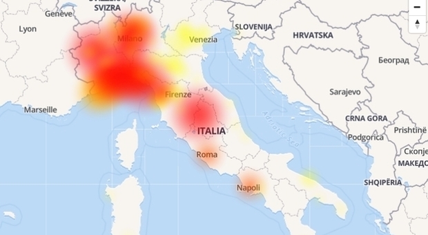 Vodafone down per il maltempo: cosa sta succedendo