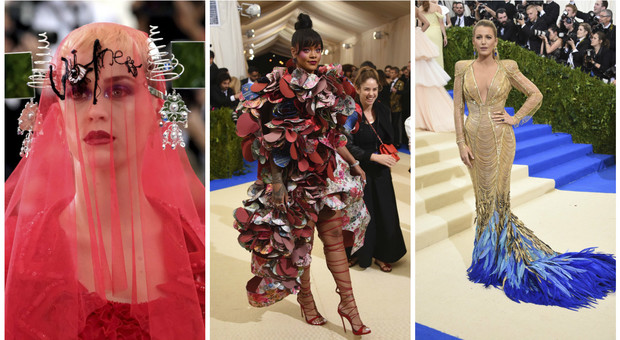 Da Rihanna a Katy Perry: gli abiti più stravaganti