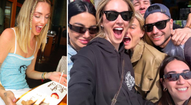 Chiara Ferragni, pazza gioia con gli amici a Malibu: torta a sorpresa e candelina per festeggiare (in anticipo) il compleanno