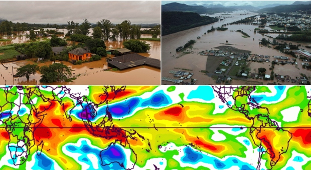 immagine El Niño, cos'è il fenomeno meteo che causa gli eventi estremi in tutto il mondo: oltre 30 morti e 60 dispersi in Brasile, in Kenya 200 vittime