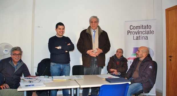 A sinistra il presidente provinciale della Fci di Latina Massimo Saurni, a destra quello regionale Antonio Zanon