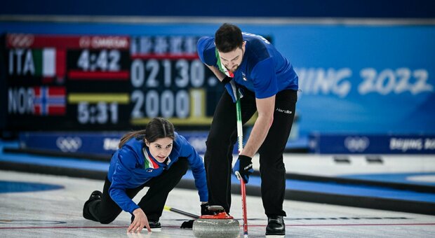 La coppia azzurra oro olimpico a Pechino nel curling