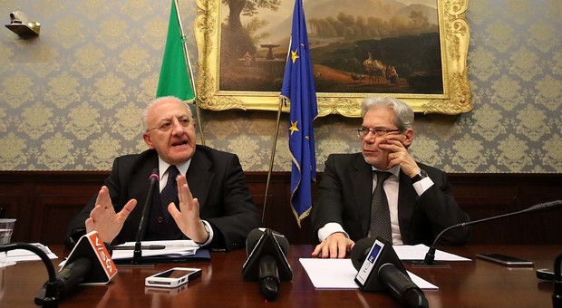 De Vincenti con De Luca: «Investiremo oltre 2,7 miliardi»