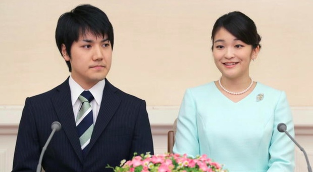 L'ex principessa Mako e suo marito Kei Komuro
