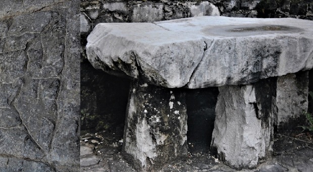 La misteriosa pietra della Banca di Andro a Biacis di Pulfero