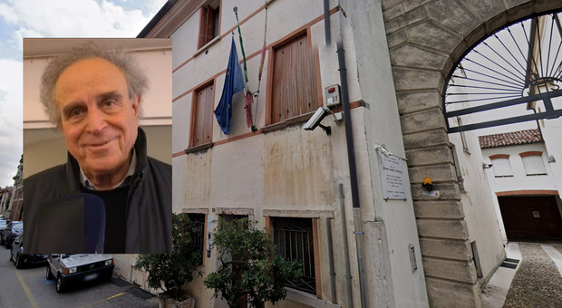 Giovanni Marcadella e la sede dell'archivio di Stato di Bassano, a rischio chiusura (Google street view)