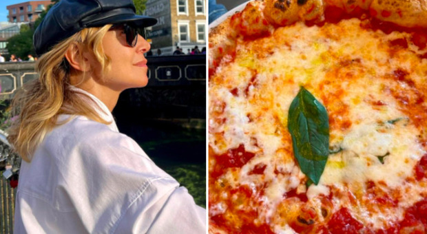 Barbara D'Urso a Londra non dimentica le origini: «Panuozzo e pizza buonissimi»