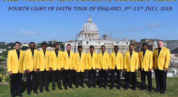 Trasferta in Inghilterra per la squadra di cricket del Vaticano