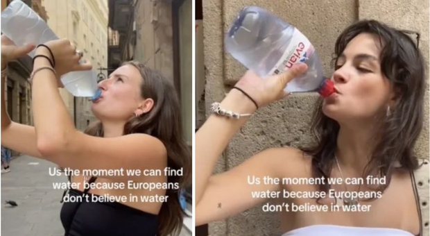 «Ma in Europa non bevono acqua»: il "dubbio" degli americani diventa un trend su TikTok VIDEO