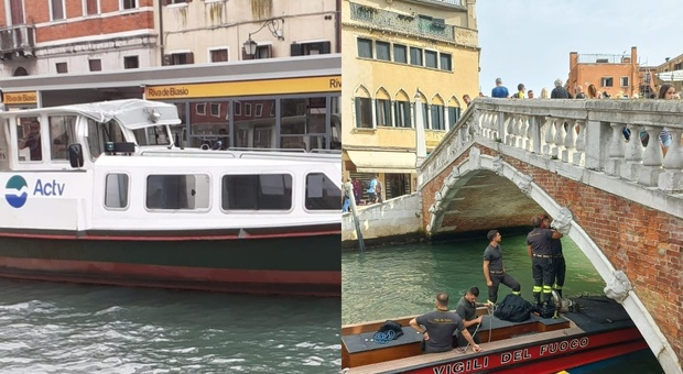 Paura a Venezia, motoscafo GiraCittà si schianta contro il ponte delle Guglie: ferito il conducente