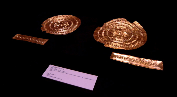 Oggetti d'oro al Museo nazionale di Adria