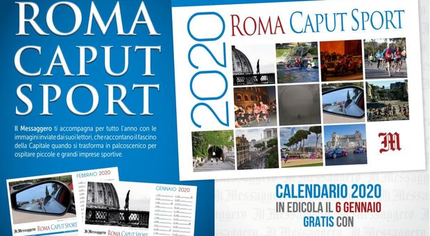 Nel calendario le foto dei lettori: “Roma caput sport”