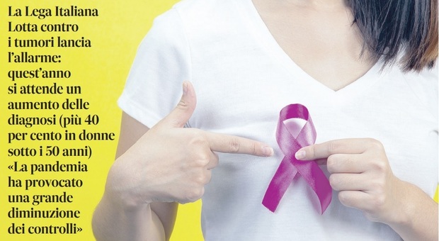 Cancro al seno, più casi e meno test. L'allarme della Lega italiana contro i tumori
