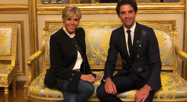 Brigitte Macron e Mika