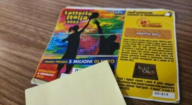 Marchigiani a caccia del colpo grosso: venduti 162mila biglietti della Lotteria Italia 2023