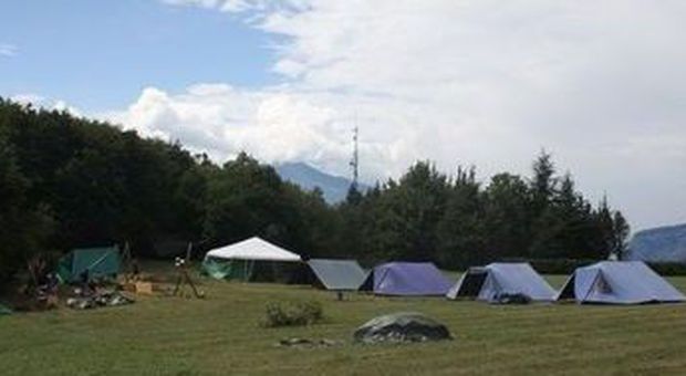 Un campeggio scout (archivio)