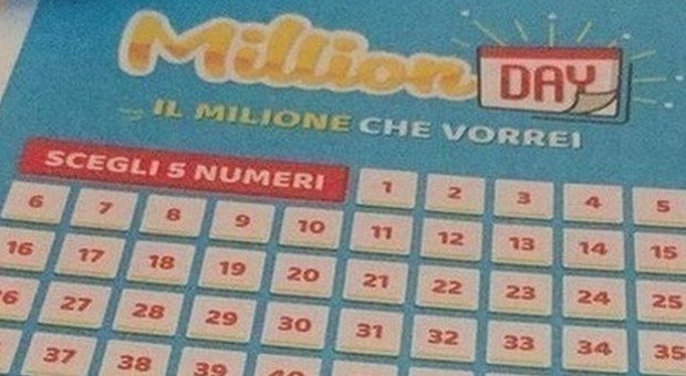 Million Day, i numeri vincenti di martedì 22 ottobre 2019