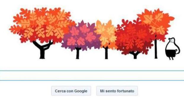 Il doodle di Google è dedicato al primo giorno d'autunno