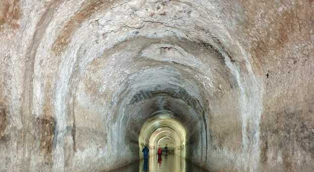 Una cisterna romana (foto d'Archivio)