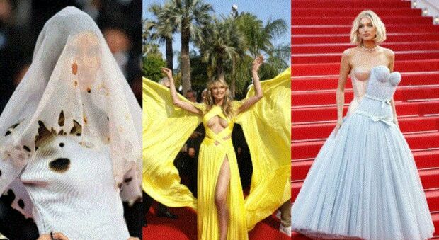 Cannes 2023, look pagelle: Heidi Klum incidente hot (5), Cecilia Rodriguez banale (6), l'abito da sposa bruciato (9)
