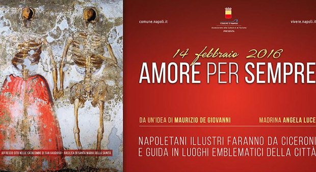 «Innamoràti di Napoli», tour della città con ciceroni illustri il 14 febbraio | Ecco come prenotarsi