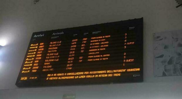 Guasto sulla linea Bologna-Ancona, ritardi per oltre 220 minuti: circolazione in graduale ripresa. LE ULTIME
